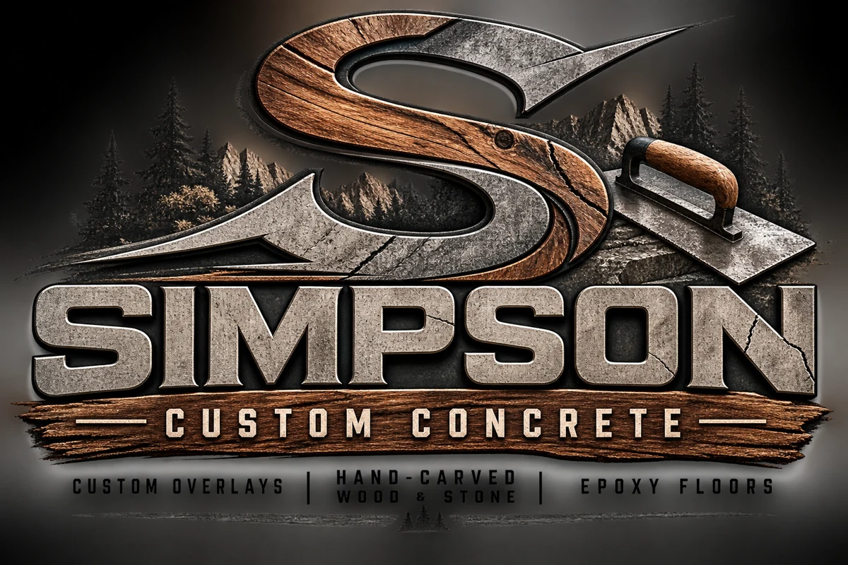 Simpson Custom Concrete logo