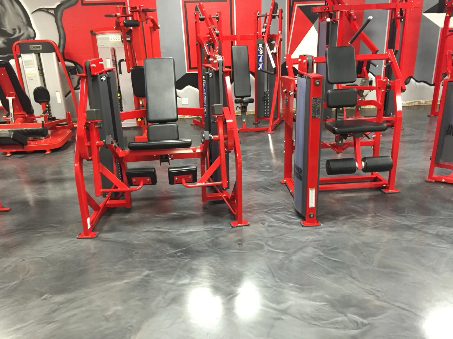 Commercial concrete floor